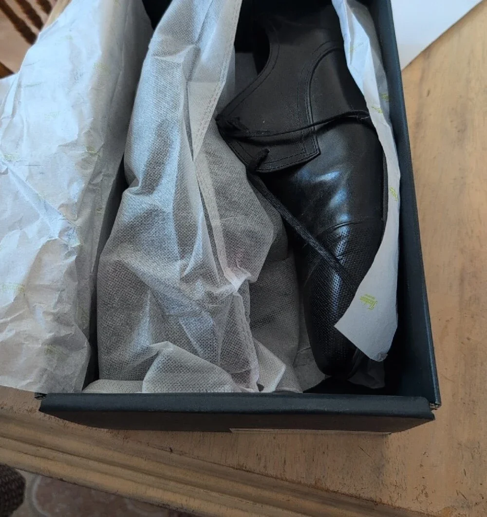Kenneth Cole Men's Black Lace-Up Dress Shoes